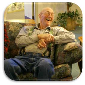 Man laughing